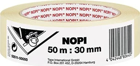 tesa Nopi Kreppband chamois, Klebeband, 30mm/50m, 1 Stück