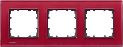 Siemens DELTA miro Glas Rahmen 3-Fach, orient