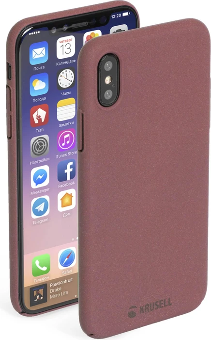 Krusell Sandby für Apple iPhone X rot