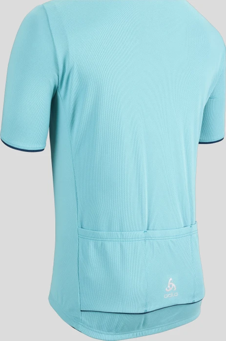 Odlo The Essential Half Zip Trikot kurzarm porcelain (Herren)