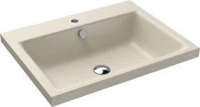 Kaldewei Puro 3154 Aufsatzwaschtisch 60x46x4cm, Perl-Effekt, warm beige 20