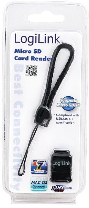 LogiLink microSDHC Mini Cardreader, USB 2.0