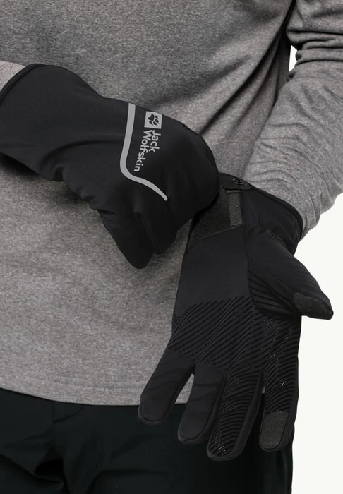 Jack Wolfskin Morobbia Light Fahrradhandschuhe schwarz