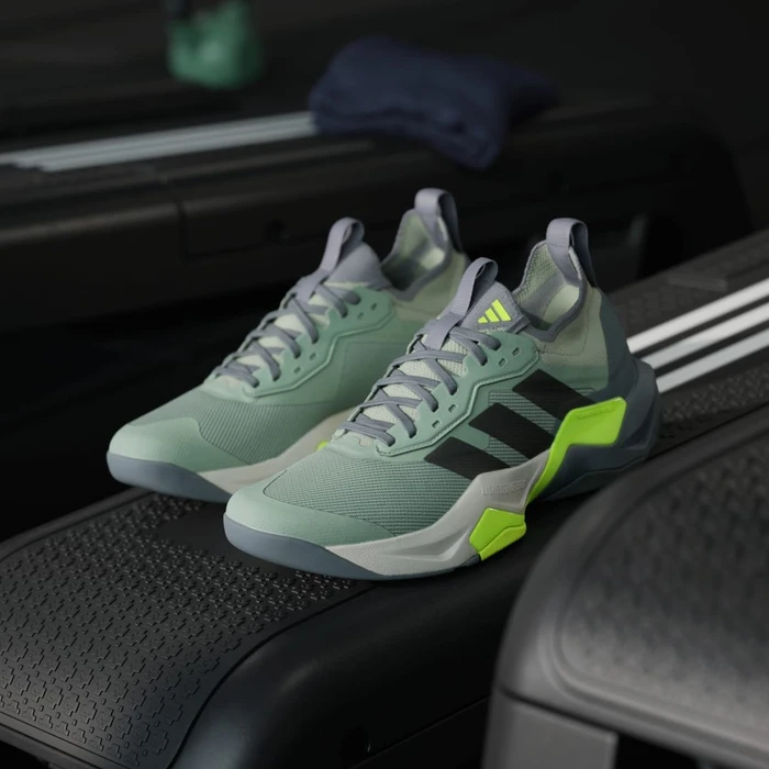 adidas Rapidmove ADV 2 silver green/core black/lucid lemon (Herren)