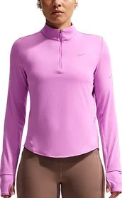 Nike Swift Dri-FIT UV 1/4-Zip Laufshirt langarm light magenta (Damen)