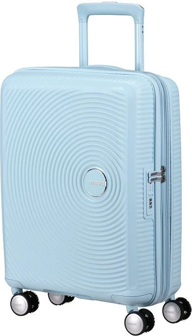 American Tourister Soundbox Spinner erweiterbar S pastel blue