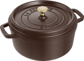Zwilling Staub Cocotte Schmortopf rund 22cm 2.6l chocolate