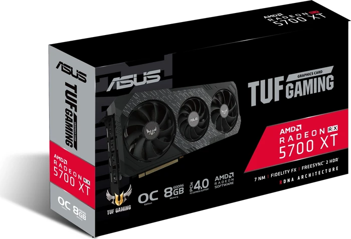 ASUS TUF Gaming X3 Radeon RX 5700 XT OC EVO, TUF 3-RX5700XT-O8G-EVO-GAMING, 8GB GDDR6, HDMI, 3x DP