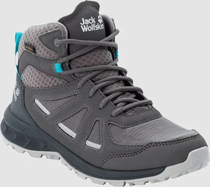 Jack Wolfskin Woodland 2 Texapore Mid grey/light blue (Damen)