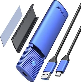 Orico PWM2-G2, NVMe M.2 SSD Enclosure, blau, M.2, USB-C 3.1