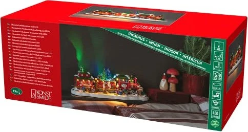 Konstsmide Motiv Zug mit Waggons LED 19x mehrfarbig