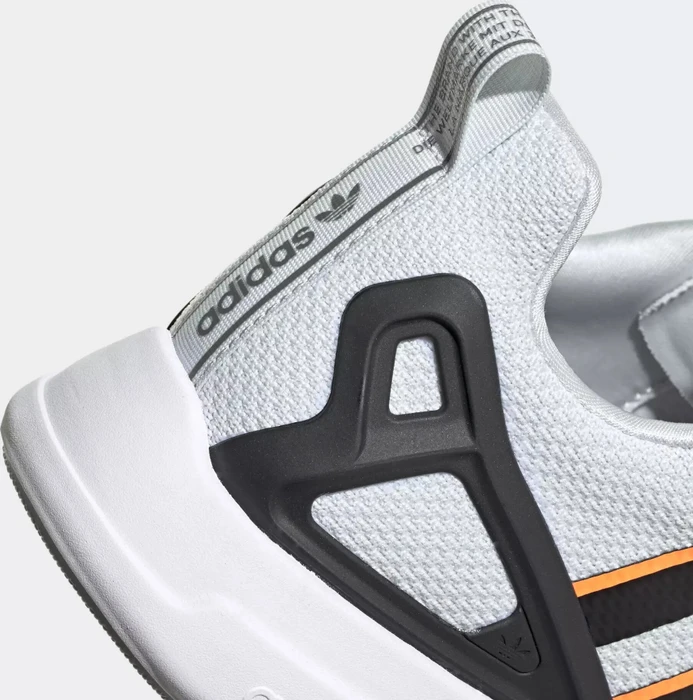 adidas ZX 2K Flux clear grey/core black/signal orange (Herren)