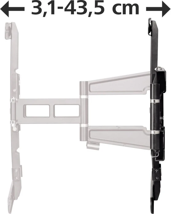 Hama TV-Wandhalterung Fullmotion 5 Sterne XL, bis 65" schwarz