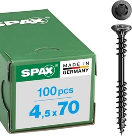 Spax BLAX Edelstahl rostfrei A2 T-STAR plus T20 Fassadenschraube, 4.5x70mm, 100 Stück