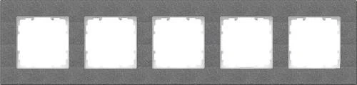 Siemens DELTA miro Rahmen 5-Fach, carbonmetallic