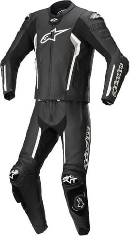 Alpinestars Missile V2 2-Teiler Motorrad Lederkombi schwarz/weiß (verschiedene Größen)