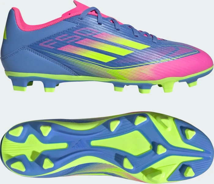 adidas F50 Club FG/MG blue fusion/lucid lemon/lucid pink