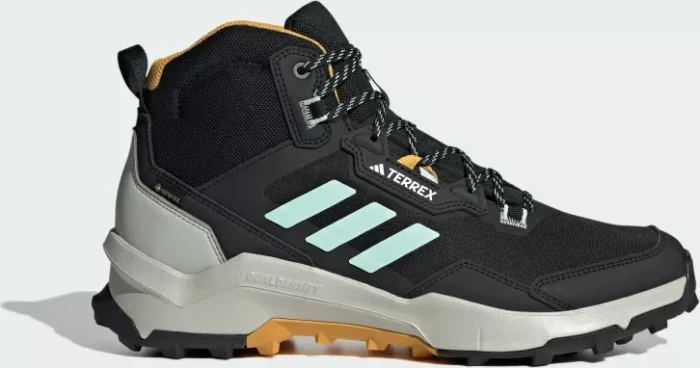 adidas Terrex AX4 Mid GTX core black/semi flash aqua/preloved yellow (Herren)