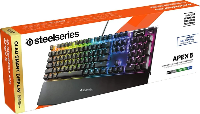 SteelSeries Apex 5, USB, DE