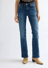 Wrangler Bootcut Jeans blue abyss (Damen)