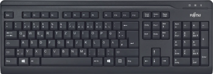 Fujitsu KB410 Keyboard, USB, IT