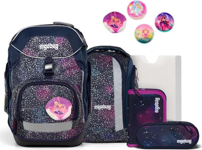 Ergobag Pack Bärlaxy 2025 Schulrucksack-Set, 6-tlg.