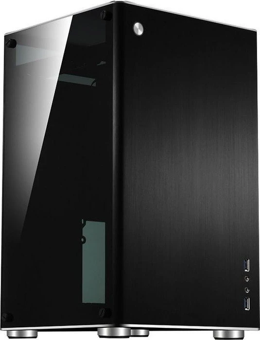 Jonsbo VR1 schwarz, Glasfenster, Mini-ITX