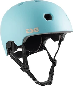 TSG Meta Helm solid color satin blue tint