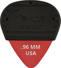 Fender Mojo Grip Dura-Tone Delrin Picks Fiesta Red 0.96mm, 3-Pack