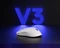 Ninjutso Sora V3 8K Wireless Ultralight Gaming Mouse, weiß, USB Vorschaubild