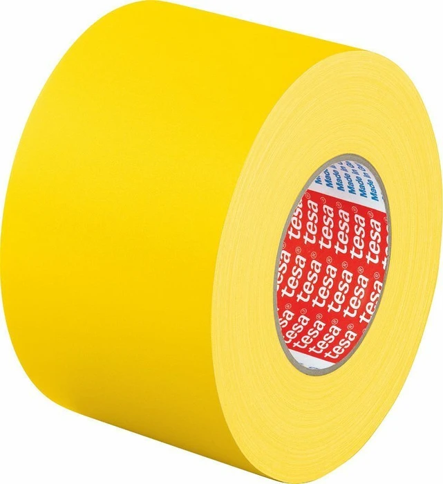 tesa tesaband 4651 Premium gelb, Gewebeband, 30mm/50m, 1 Stück