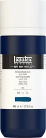 Liquitex Professional Soft Body Acrylic phthalocyanine blue green shade, 946ml