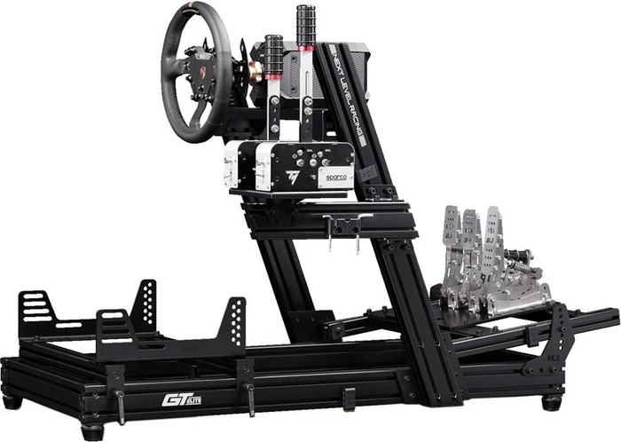 Next Level Racing GT Elite Aluminium Simulator Cockpit, Wheel Plate Edition