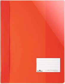 Durable Sichthefter opak, A4+, intensiv rot/transparent