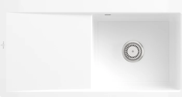 Villeroy & Boch Subway Style 50 flat Einbau Becken rechts snow white