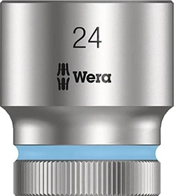 Wera 8790 HMC Zyklop Außensechskant Steckschlüssel 1/2", 24x37mm