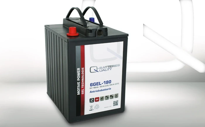 Q-Batteries Bleiakku 6GEL-180