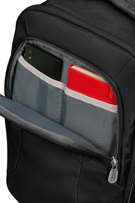 Samsonite GuardIT Classy 2.0, Underseat Backpack M, Untersitz Handgepäck, Kabinentasche, Flugzeug Rucksack, 40cm, 24l, schwarz