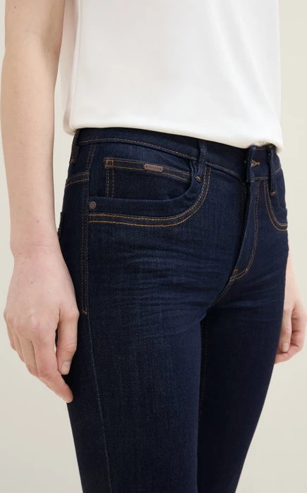 Tom Tailor Alexa Straight Jeans Jeans rinsed blue denim (Damen)