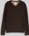 Tom Tailor Strickpullover mit V-Ausschnitt aus Baumwolle Strickpullover braun (Herren) (1039811-40781)