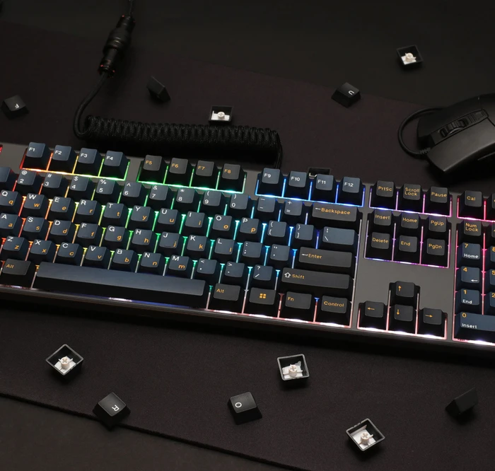 Ducky One 3 Pro, Nazca Line, MX2A SPEED RGB Silver, USB, US