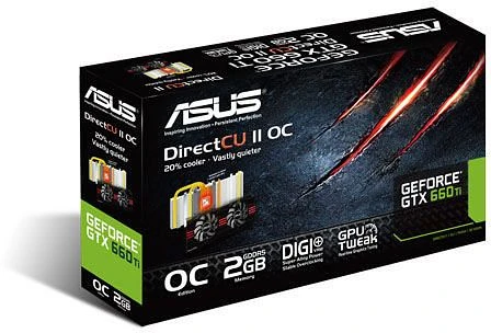 ASUS GeForce GTX 660 Ti, GeForce GTX 660 Ti, 2GB GDDR5, 2x DVI, HDMI, DP