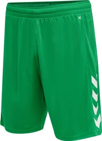 hummel Core XK Poly Trainingshose kurz grün/weiß