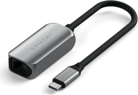 Satechi USB-C 2.5 Gigabit Ethernet Adapter, Space Gray, USB-C 3.0 [Stecker] (ST-AE25M)