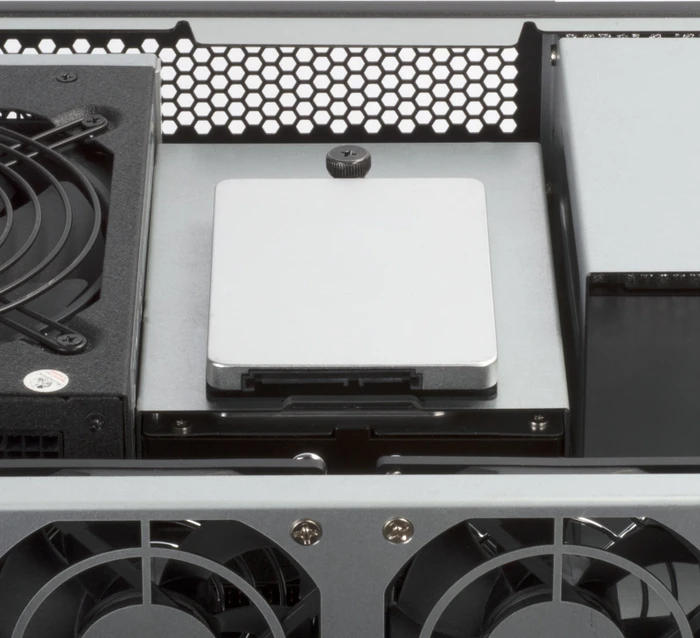 SilverStone RM23-502, Rackmount Storage, schwarz/grau, 2HE, ATX