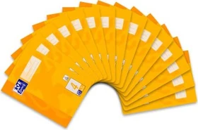 Oxford Schulheft, A5, Lineatur 4, dunkelgelb, 16 Blatt, 15er-Pack