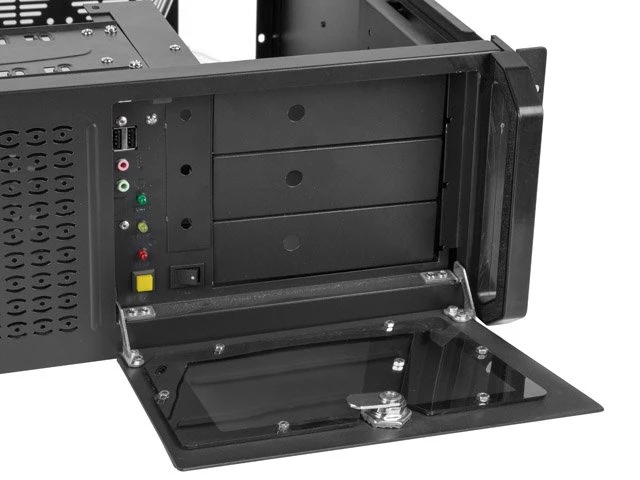 Lanberg Servergehäuse 450/08, schwarz, 4HE, ATX