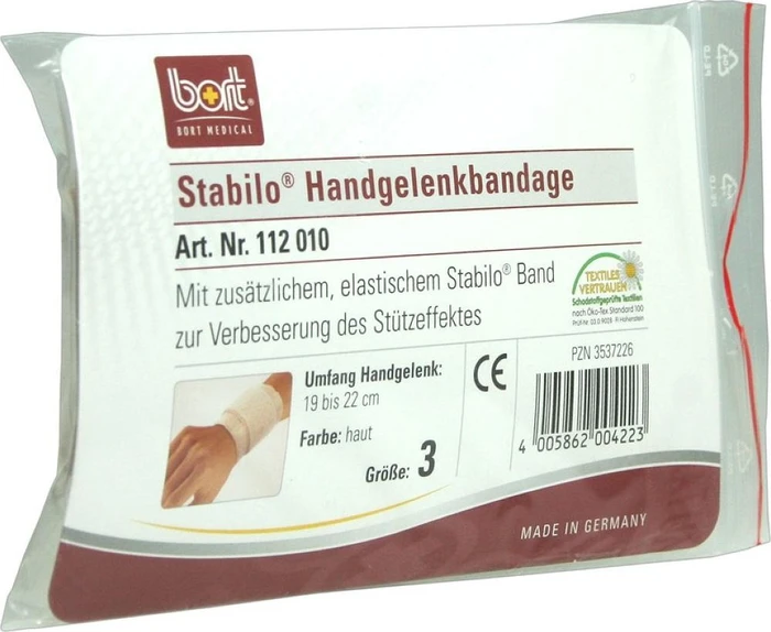 Bort Medical Stabilo Handgelenkbandage Größe 3 beige, 1 Stück