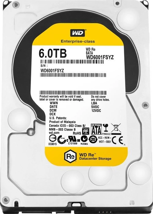 Western Digital WD Re 6TB, 24/7, 512e / 3.5" / SATA 6Gb/s