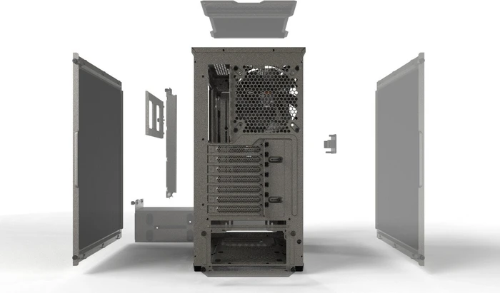 be quiet! Pure Base 500, grau, schallgedämmt